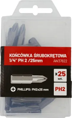 Immagine prodotto di Awtools bit cacciavite 1/4" ph 2 /25mm /25pz.