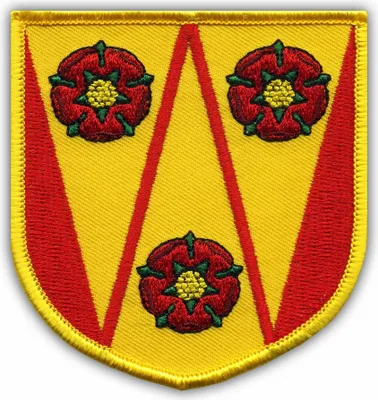 Produktbild von Patchion Coat of arms Lancashire - shield - Sew-on - Embroidered Patch/Badge/Emblem