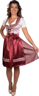 Produktbild von Trachtl Midi Dirndl Kerstin Bordeaux 42