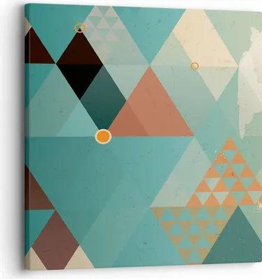 Produktbild von Bild auf Leinwand - Leinwandbild - Abstraktion modern - 30x30cm - Wand Bild - Wanddeko - Wandbilder - Leinwanddruck - Bilder - Kunstdruck - Wanddekoration - Leinwand bilder - Wandkunst - AC30x30-3571