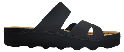 Imagen del producto de Rohde Foggia-D: Zapatos de mujer, zapatillas de estar por casa, sandalias, color negro, para uso diario