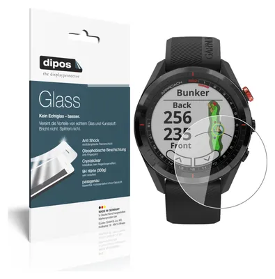 Obrázok produktu pre 2x ochranná fólia pre Garmin Approach S62 - Anti-Shock 9H Film dipos Glass Plastic Glass