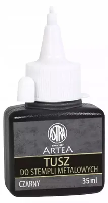 Image de Encre pour tampons métalliques 35 ml Astra noir