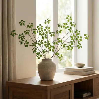 Image de MISSWARM, branches artificielles avec feuilles, 85,1 cm, plantes artificielles pour intérieur