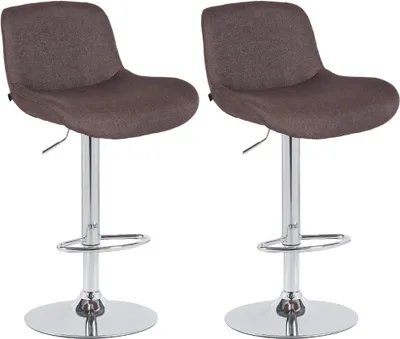 Produktbild von 2er Set moderne Barhocker - elegantes Design - 360° drehbar, höhenverstellbar