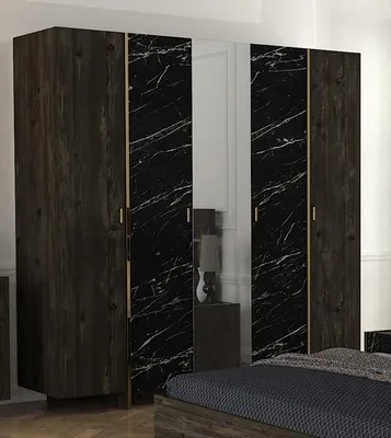 Immagine prodotto di Armadio Camera da letto Specchio Armadio Armadio 5 ante Mobili 204cm