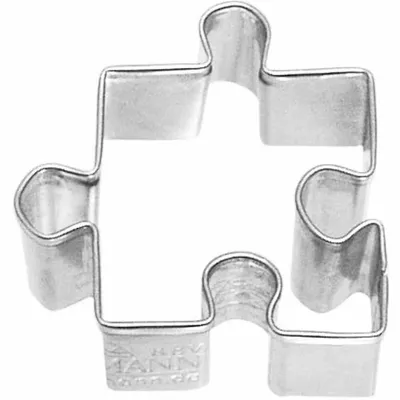 Obrázek produktu pro Birkmann Cookie Cutter Puzzle Piece, vykrajovátko na sušenky, tvar sušenky, sušenka, nerezová ocel, 4 cm, 193406