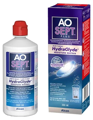 Obrázok produktu pre Systémové balenie AOSEPT Plus HydraGlyde 4x 360 ml roztoku na kontaktné šošovky