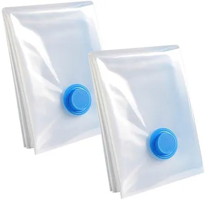 Produktbild von Vakuumbeutel für Kleidung zum Aufhängen, Vakuumbeutel für Kleidung mit Handpumpe und Kleiderhaken, Vakuumbeutel für Kleidung und Pakete
