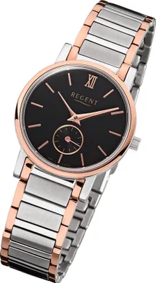 Obrázok produktu pre Náramkové hodinky Regent silver rose gold GM-1410 dámske analógové quartzové hodinky URGM1410