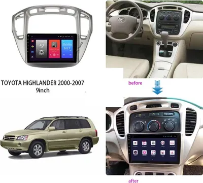Produktbild von Toyota Highlander Android 10 Autoradio 9" Touchscreen Bluetooth GPS 3D Navi FM 32GB ROM 2GB RAM