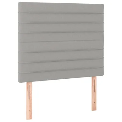 Zdjęcie produktu dla VidaXL 3116454, Jasny Szary, Poliester, Drewno, 900 mm, 118 cm, 128 cm, 50 mm
