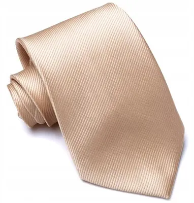 Produktbild von MIVELIS Klassische Herrenkrawatte Beige Glänzend Elegant