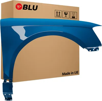 Image de BLU Aile Compatible avec Audi A3 8P II-generation LIFT LX5V Droite Blau ArubaBlau | 2008-2012 | Avant | Peint| Prêt à Monter | Galvanisé
