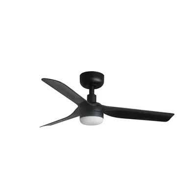 Obrázek produktu pro Energeticky úsporný stropní ventilátor s LED osvětlením a dálkovým ovládáním Mini Punt 90 cm Black / Black
