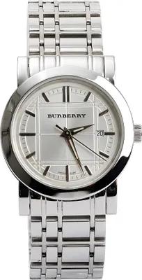 Image de Montre Burberry Heritage pour femme, argentée
