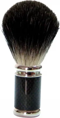 Produktbild von GOLDDACHS Rasierpinsel, 100% Dachshaar, Metall, silber, schwarz
