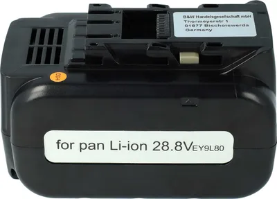 Produktbild von EXTENSILO Akku kompatibel mit Panasonic EY7880LZ2C31, EY7880, EY7880LN2C, EY7880LN2S, EY7880LN2T Werkzeug (5000 mAh, Li-Ion, 28,8 V)