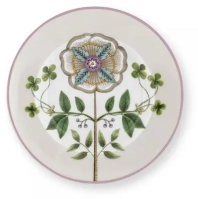 Produktbild von Pip Studio Petit Four-Teller Lily & Lotus Off White-Lila (12cm)