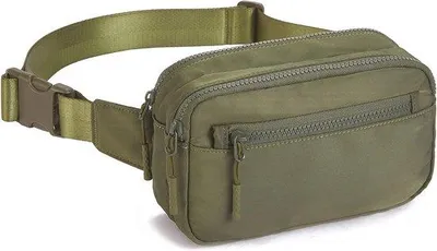 Immagine prodotto di Borsa a tracolla da cintura Famanu per donna - Impermeabile, verde