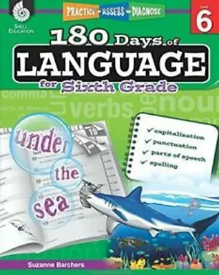 Productafbeelding van 180 Days of Language for Sixth Grade