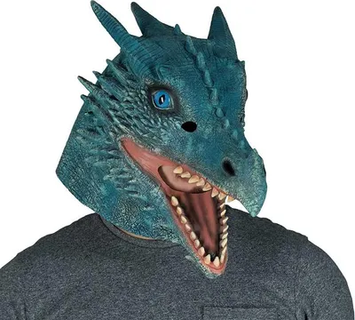 Produktbild von Eisdrache Maske mit beweglichem Mund