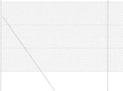 Image de Clôture hexagonale Gris 1,5 x 100 m PVC