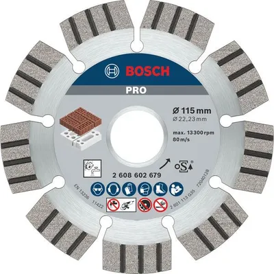 Produktbild von PRO Abrasive Diamanttrennscheibe, 115 x 22,23 mm