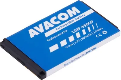 Image de Batterie pour téléphone portable LG KF300 Li-Ion 3,7 V 800 mAh (remplacement LGIP-330GP)