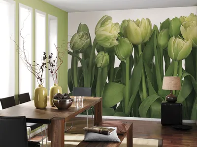 Produktbild von Papier Fototapete - Tulips - Größe 368 x 254 cm