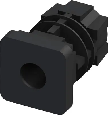 Produktbild von alfer Gewindestopfen 23.5 mm 23.5 x Maß D: M10 Kunststoff glatt schwarz
