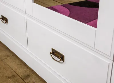 Produktbild von Kleiderschrank Landhaus Stil Schrank Kleider Schränke Holz Möbel Weiss Regal