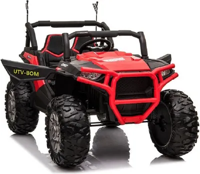 Zdjęcie produktu dla Pojazd dziecięcy - samochód elektryczny "Buggy 999" - akumulator 12V10AH, 4 silniki - 2,4 GHz, wszystkie koła + 2 miejsca + skórzane siedzenie + EVA