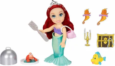 Produktbild von Disney Ariel Meer Und Land Mit Verschiedenen Klassischen Und Arielle Die Meerjungfrau Outfits Puppe 15 Cm Mehrfarbig Kinder Mehrfarbig One Size