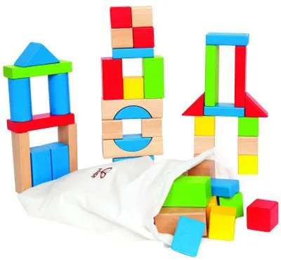 Produktbild von Hape Early Explorer Bunte Holzbausteine, E0409