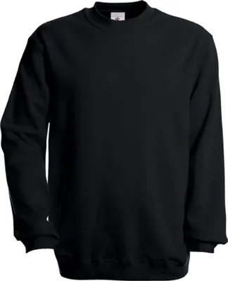 Produktbild von B&C WU600 | Set In Sweatshirt / Pullover - Farbe: Black - Größe: XL