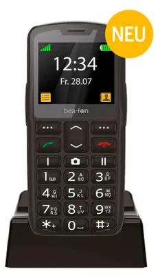 Zdjęcie produktu dla Beafon SL260 LTE, Klasyczny, Jedna karta SIM, 5,59 cm (2.2"), Bluetooth, 800 mAh, Czarny, Srebrny