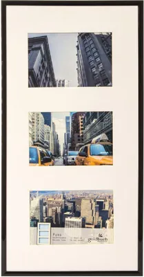 Produktbild von Goldbuch Fotobuch Galleria für Fotos, Größe 10x15 cm, schwarz, Gesamtgröße 24x47 cm