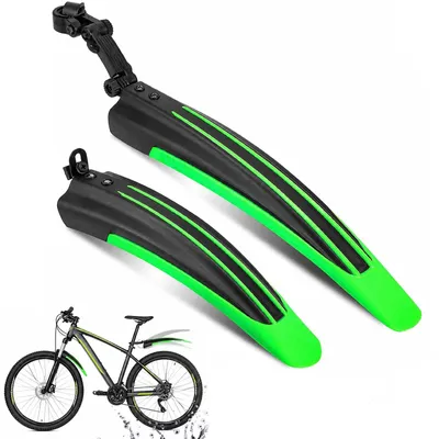 Productafbeelding van Verstelbaar fietsspatbord voor mountainbike, set van 2