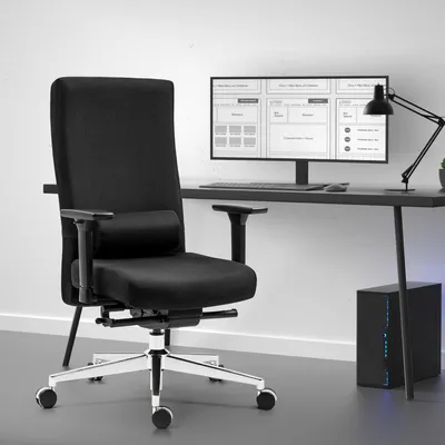 Productafbeelding van Bureaustoel - Bureaustoel Ergonomisch - Kantoorstoel - Werkstoel - Computerkstoel - Zwart