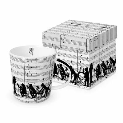 Immagine prodotto di PPD Orchestra Trend Mug, in Geschenkbox, Henkelbecher, Kaffeebecher, Becher, Tasse, New Bone China, 400 ml, 160301367