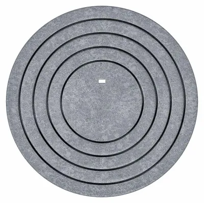 Obrázek produktu pro Kruhové podložky pod sporák, kruh pod ohniště, podložka pod sporák, litinové kruhy, litinové podložky, 28 cm, 2298