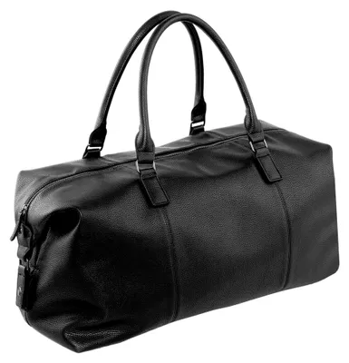Image de Sac de voyage Quadra NuHude en similicuir FK509 (taille unique) (noir)
