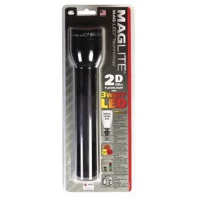 Produktbild von Maglite ST2D016, Hand, Schwarz, Aluminium, LED, 134 lm, 388m