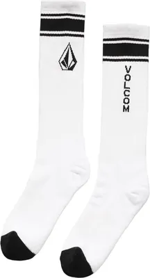 Produktbild von Volcom High Stripe Sock PR White .