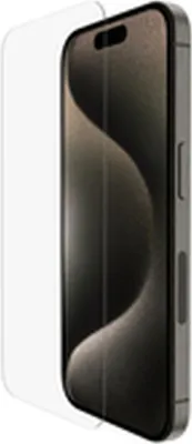 A screen protector is shown next to a smartphone.