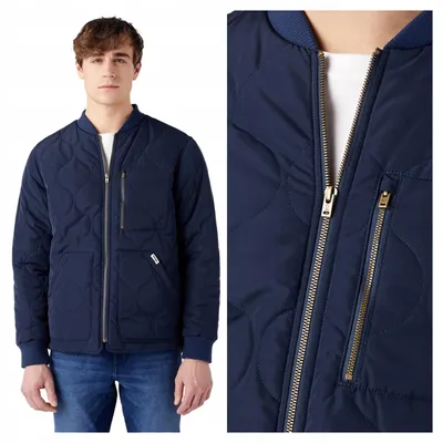 Immagine prodotto di Wrangler | Giacca imbottita da uomo, giacca di transizione, leggera, casual, adatta per attività all'aperto, taglia XL