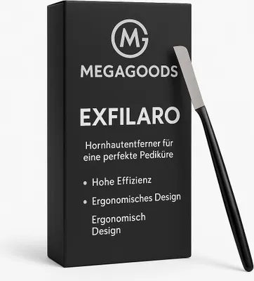 Produktbild von Edelstahl Hornhautentferner Fußraspel Profi Pediküre Fußpflege DE.