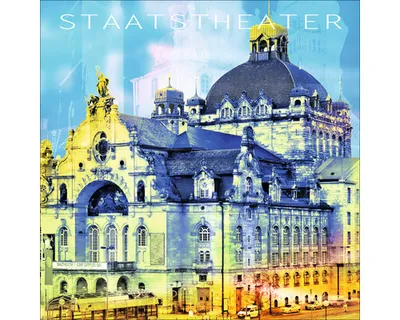Produktbild von Glasbild Nürnberg Staatstheater 20x20 cm