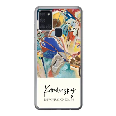 Produktbild von MuchoWow® Handyhülle Schutzhülle Hülle für Samsung Galaxy A21s Improvisation Nr. 30 - Wassily Kandinsky - Kunst Silikon Softcase Handy Hülle - Hartschale